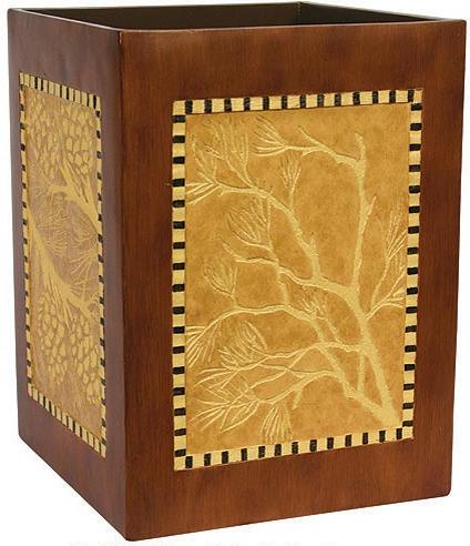 Adirondacks Decor bathroom designer trash can