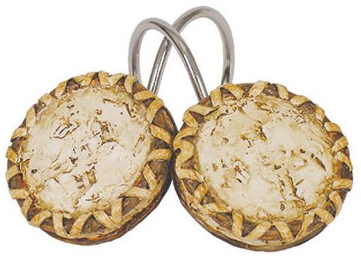 Birch Bark  bathroom Shower Curtain Hooks