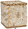 Birch Bark bathroom tissue box holder