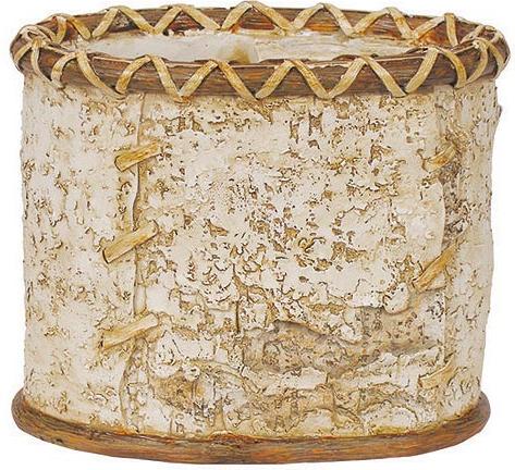 Birch Bark  bathroom Toothbrush Holder