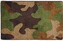 Camouflage bath rugs tub mat