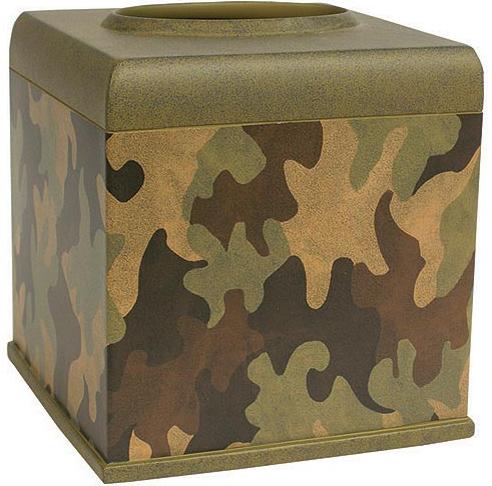 Camouflage  bathroom Tissue Box Holder