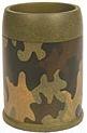 Camouflage bathroom wall cup tumbler
