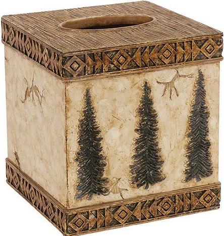 Canoe Creek  bathroom Tissue Box Holder