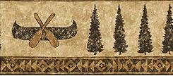 Canoe Creek bathroom wallpaper borders