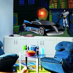 Batman Mural Chair Rail Wall Mural BZ9460MRoom Shot