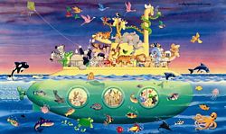 Noah's Sub Mural Full Wall Mural RA0184M Noah's Sub Mural Full Wall Mural RA0184M