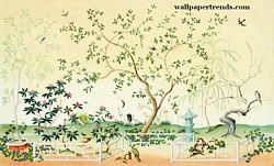 Oriental Garden Mural Full Wall Mural UR2043M Oriental Garden Mural Full Wall Mural UR2043M