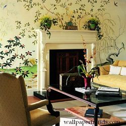 Oriental Garden Mural Full Wall Mural UR2043MRoom Shot