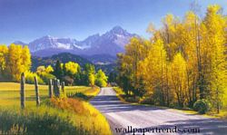 Autumn Landscape Mural Full Wall Mural WG0309M Autumn Landscape Mural Full Wall Mural WG0309M