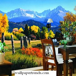 Autumn Landscape Mural Full Wall Mural WG0309MRoom Shot