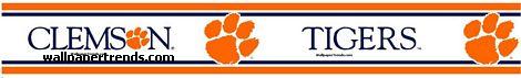 Clemson Tigers Wallpaper Border