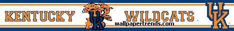 Kentucky Wildcats Wallpaper Border