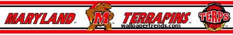 Maryland Terrapins Wallpaper Border