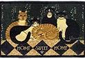 Linda Spivey Country Cats Decor bath rugs tub mat
