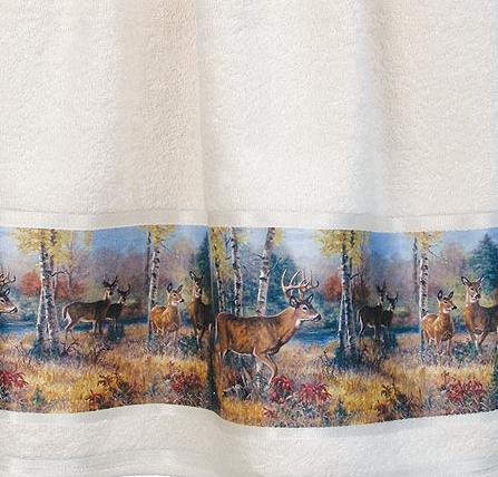 Deer Cabin  bathroom Bathroom Bath Towels
