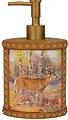 Deer Lodge bathroom lotion soap dispenser