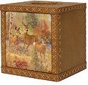 Deer Lodge bathroom tissue box holder