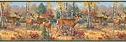 Deer Lodge bathroom wallpaper border