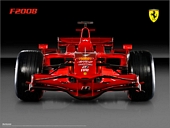FE162800M 2008 Ferrari F1 Formula One Wall Mural 