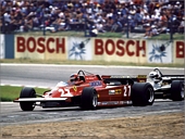 FE162960M 1981 Ferrari 126 CK at German Grand Prix Wall Mural 