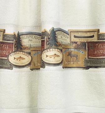 Fishing Lodge  bathroom Bathroom Bath Towels