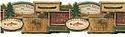 Fishing Lodge bathroom wallpaper border