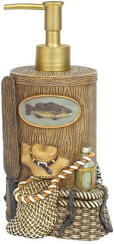 Fishing Lodge  bathroom Soap/Lotion Dispenser Pump
