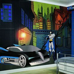 Batman Mural Full Wall Mural BZ9463MRoom Shot