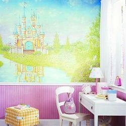 Storybook Mural Chair Rail Wall Mural RA0152MRoom Shot