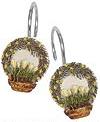 Linda Spivey Garden Angels Decor shower curtain hooks