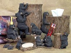 Great Bear Lodge bathroom vanity accessories
