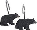 Great Bear Lodge shower curtain hooks