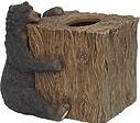 Great Bear Lodge bathroom tissue box holder
