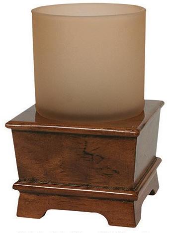 Hardwood Burl  bathroom Cup Tumbler