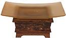 Hardwood Burl soap dish