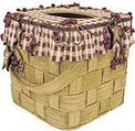 Linda Spivey Hearts and Stars Decor bathroom tissue box holder