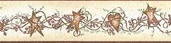 Linda Spivey Hearts and Stars Decor bathroom wallpaper borders