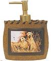 Hunting Dogs bathroom lotion soap dispenser