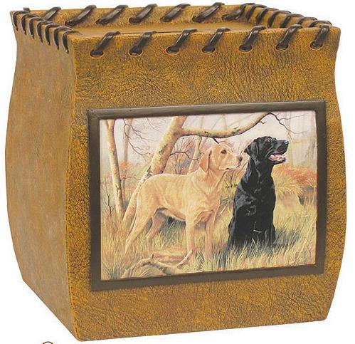 Hunting Dogs bathroom tissue box holder