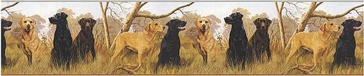 Hunting Dogs Bathroom Wallpaper Wall Border Hunting Dogs Bathroom Wallpaper Wall Border