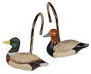 Hunting Lodge Cabin shower curtain hooks