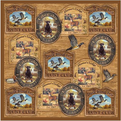 Hunting Lodge Cabin  bathroom Shower Curtain