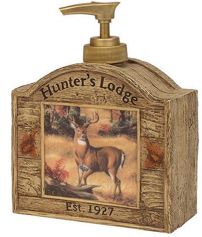 Bathroom Soap Dispensers on Hunting Cabin Lodge Bathroom Accessories Soap Dispenser Free Shipping