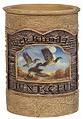 Hunting Lodge Cabin bathroom wall cup tumbler