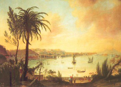 View of Naples Mural