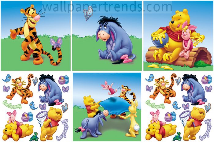 Winnie the Pooh, Tigger, Eeyore, Piglet & Rabbit
