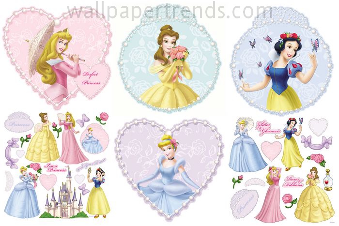 Aurora/Sleeping Beauty, Belle, Snow White & Cinderella
