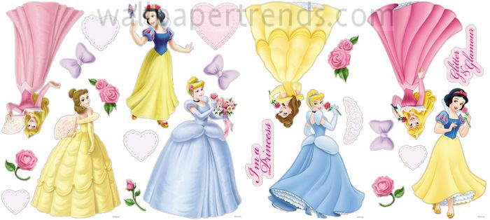 Cinderella, Aurora/Sleeping Beauty, Snow White & Belle