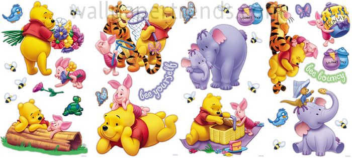 Winnie the Pooh, Tigger, Eeyore, Piglet & Rabbit